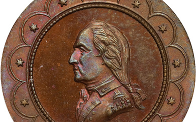 "1778" (ca. 1862) George Hampden Lovett's Headquarters Series Medal. No. 6, Tappan. Second Obverse. Musante GW-493, Baker-194A. Copper. ...