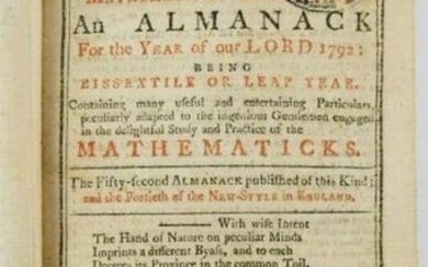 1792 London Almanac