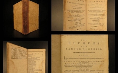 1794 Elements of English Language Phonetics French