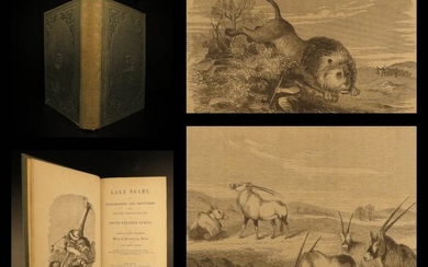 1857 Lake Ngami South African Hunting & Exploration
