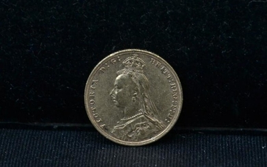 1890 VICTORIAN GOLD COIN - 7.9grams
