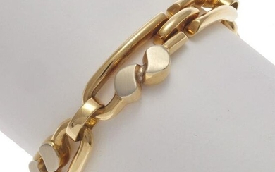 18k Yellow and White Gold Bracelet