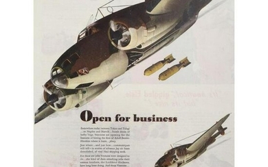 1943 Vega Aircraft Lockheed WWII Advertisement