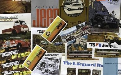 1960’s-1980s US truck light truck, Jeep brochures