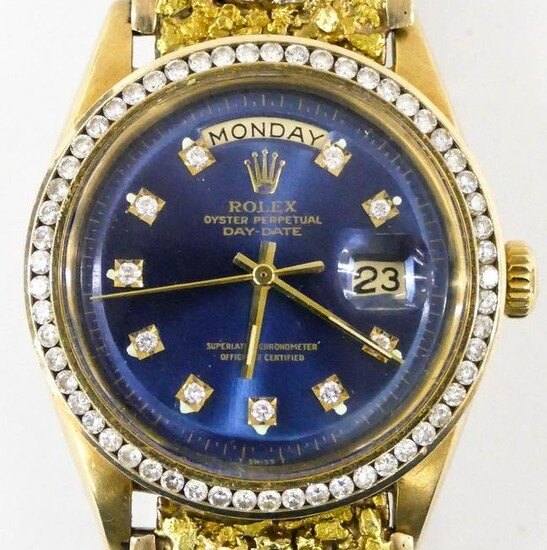1963 Men's Rolex 1803 Presidential 18k Diamond Watch
