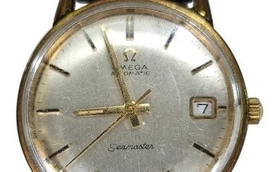 1965 Omega Seamaster Automatic gold plated mens watch