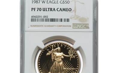 1987-W 1 oz Proof American Gold Eagle
