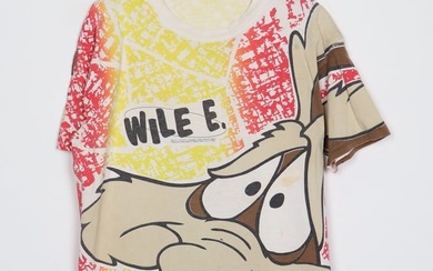 1992 Wile E Coyote Warner Brothers All Over Print Shirt