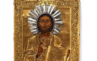 19th century Icon of Christ Pantocrator