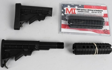 2 M4 RIFLE SETS BUTTSTOCKS AND HANDGUARDS RUGER