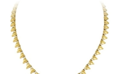 Hennell 18K Gold Diamond Necklace