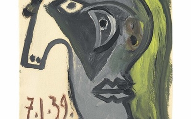 Pablo Picasso (1881-1973), Tête de femme (Dora Maar)
