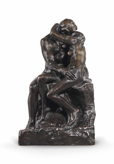 Auguste Rodin (1840-1917), Le baiser, 4ème réduction ou petit modèle