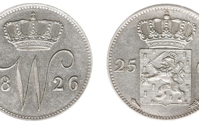25 Cent 1826 U (Sch. 290) - a.UNC