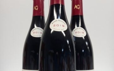 3 bouteiles de Monthelie Rouge Bourgogne... - Lot 40 - Enchères Maisons-Laffitte