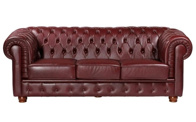 3-seater sofa, in Chesterfield style