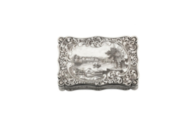 Angling interest: a Victorian silver snuff box