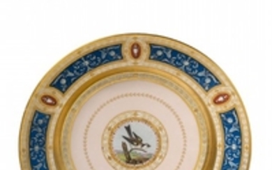 A Berlin KPM porcelain plate with a painted m ...