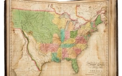 * [BUCHANAN, James (1791-1868), his copy]. LAVOISNE, C.V. A Complete Genealogical, Historical, Chronological, and Geographical Atlas; Being a General Guide to History. Philadelphia: M. Carey and Son, 1820.