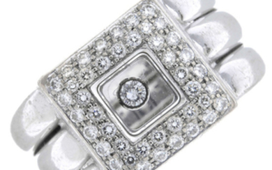 CHOPARD - a 'Happy Diamonds' ring.