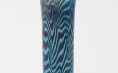 Durand "King Tut" Swirl Iridescent Art Glass Vase