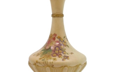 Edwardian Royal Worcester Blush Pattern 1538 Vase 1904