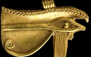 Egyptian Gold Wedjat Eye Amulet 26th - 29th Dynasty (664-380...