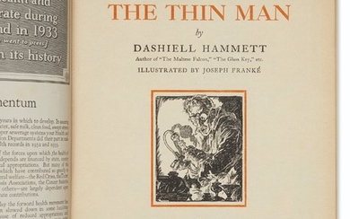 First appearance of The Thin Man, DASHIELL HAMMETT, 1933
