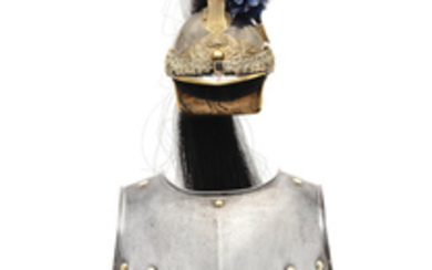 A French Cuirassier's Helmet And Breast-Plate, Late 19th Century