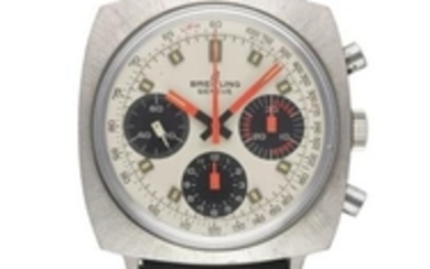 A GENTLEMAN'S STAINLESS STEEL BREITLING TOP TIME