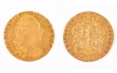 GEORGE III, 1760-1820. GUINEA, 1786 Obv: Laureate bust right. Rev: Crowned shield. VF. (1 coin)