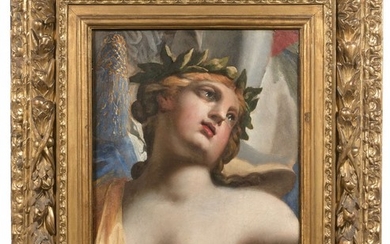 Louis DORIGNY Paris, 1654 - Vérone, 1742 Allégorie de la Victoire en buste