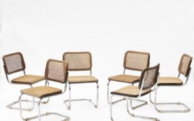 Marcel Breuer, Six chairs 'B 32 - Cesca', 1928
