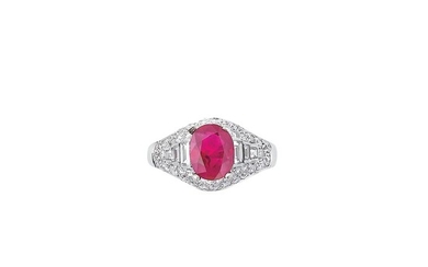 Ruby and diamond ring, 'Trombino', Bulgari