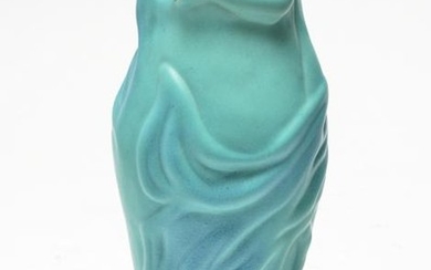 Van Briggle "Lorelei" Blue Glazed Pottery Vase