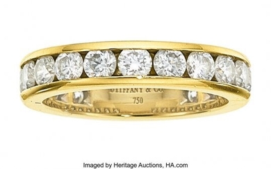 55040: Diamond, Gold Eternity Band, Tiffany & Co. The