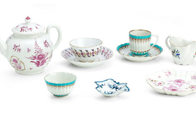 A collection of Worcester porcelains