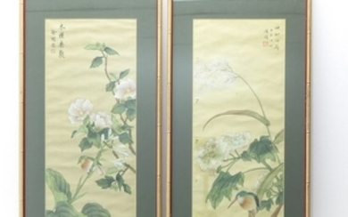 Two Framed Chinese Paintings