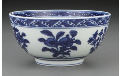 78040: A Chinese Blue and White Bowl Marks: six-charact