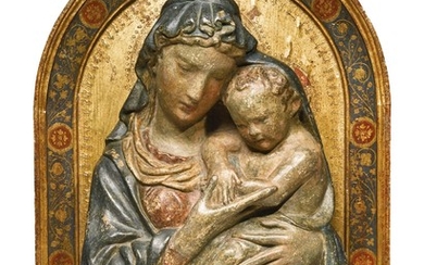 RELIEF OF THE MADONNA AND CHILD, After a composition ascribed to Lorenzo Ghiberti (1378-1455) Italian, Florence, second quarter 15th century