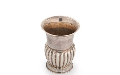 A 19th century Austro-Hungarian metalwares silver goblet