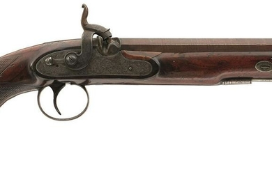 A .650 CALIBRE PERCUSSION OFFICER'S BELT PISTOL BY