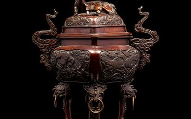 A Bronze Covered Incense Burner