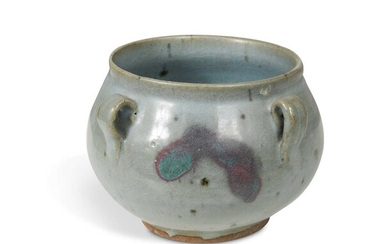 A Chinese purple splashed Junyao jar, Song-Yuan Dynasty (960AD-1368AD)