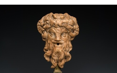 A Hellenistic or Roman marble 'Pan' fountain head, Italy, pr...