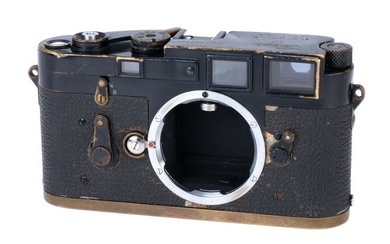 A Leica M3 'First Batch' Black Paint Rangefinder Body