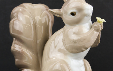 A Lladro (Spain) porcelain figure of a squirrel 'Would You...