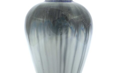 A Royal Copenhagen crystalline glazed vase