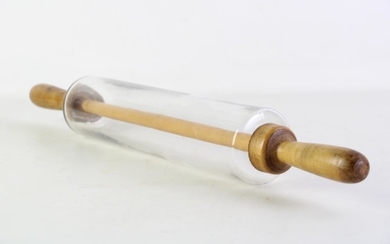 A Vintage Glass Rolling Pin (L 53cm)