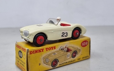 A boxed Dinky Toys No.109 cream Austin Healey '100' Sports, ...